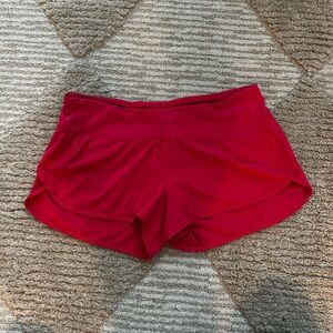Burnt Red Lululemon Shorts